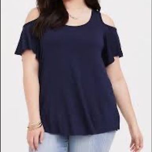 Torrid Cold Shoulder Tee